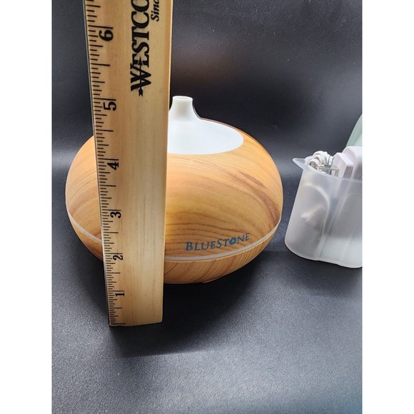 Bluestone Ultrasonic Aroma Diffuser, woodgrain finish Open Box Never Used - Picture 3 of 14